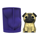 Pug Dog Home Decor Epoxy Resin Mold DIY Crafts Silicone Mould