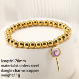 Lollipop Bracelet for Women with Freshwater Pearls