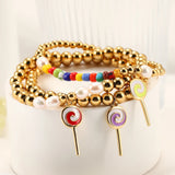 Lollipop Bracelet for Women with Freshwater Pearls