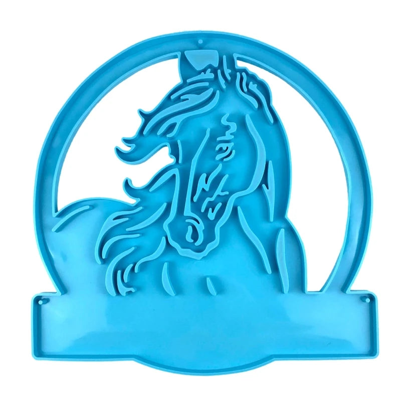 Horse Cattle Silicone Mold for DIY Pendant Farm Decor