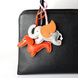 Cute Animal Puppy Dog Elephant Keychain Charm Accessory