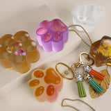 Cat Claw Star Flower Keychain Silicone Mold DIY Gift