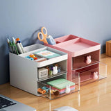 Mini Drawer Storage Box with Bunny Handle Solid Small Item Case