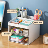 Mini Drawer Storage Box with Bunny Handle Solid Small Item Case