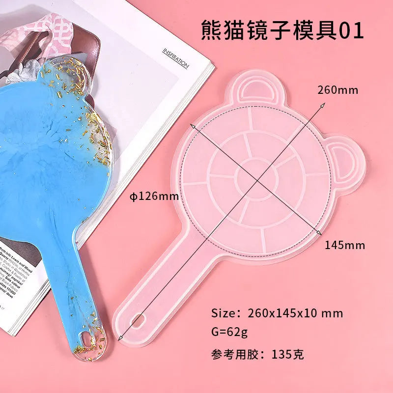 Mirror Mold Epoxy Resin Jewelry Accessory Makeup Mold