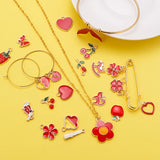 30pcs Enamel Charms Pendants DIY Jewelry Making Accessories