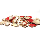 30pcs Enamel Charms Pendants DIY Jewelry Making Accessories