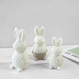 3D Bunny Silicone Mold for Candle Making and DIY Soap