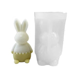 3D Bunny Silicone Mold for Candle Making and DIY Soap