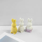 3D Bunny Silicone Mold for Candle Making and DIY Soap