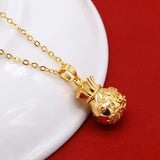 Money Bag Pendant Necklace For Women Banquet Wedding Necklace