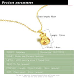 Money Bag Pendant Necklace For Women Banquet Wedding Necklace