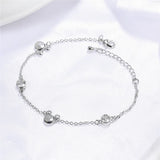 Mouse Bracelets Women Crystals Bear Charm Jewelry Anime Chain Bangles