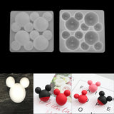 Mouse Head Pendant Silicone Mold Key Chain Casting Mould