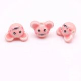 Ceramic Animal Beads for Jewelry Making 15x12mm Multicolor DIY Accessories