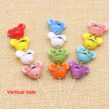 Ceramic Animal Beads for Jewelry Making 15x12mm Multicolor DIY Accessories
