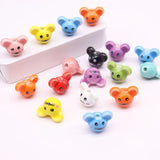 Ceramic Animal Beads for Jewelry Making 15x12mm Multicolor DIY Accessories