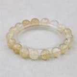 Watermelon Tourmaline Crystal Round Beads 10mm Bracelet