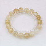 Watermelon Tourmaline Crystal Round Beads 10mm Bracelet