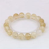 Watermelon Tourmaline Crystal Round Beads 10mm Bracelet