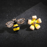 Zircon Stud Earrings Punk Jewelry Gift