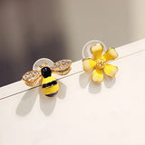 Zircon Stud Earrings Punk Jewelry Gift