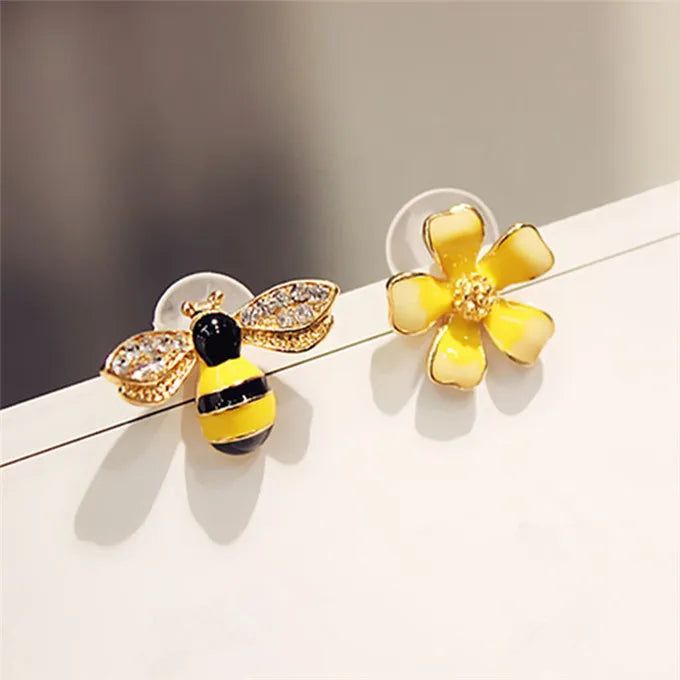 Zircon Stud Earrings Punk Jewelry Gift