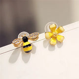 Zircon Stud Earrings Punk Jewelry Gift