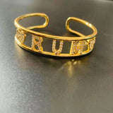 Personalized Name Bangle Adjustable Bracelet for Kids
