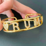 Personalized Name Bangle Adjustable Bracelet for Kids