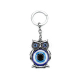 Owl Keychain Bag Charm Evil Eye Car Key Chain for Women Men