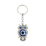 Owl Keychain Bag Charm Evil Eye Car Key Chain for Women Men