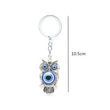Owl Keychain Bag Charm Evil Eye Car Key Chain for Women Men