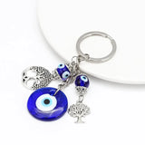 Owl Keychain Bag Charm Evil Eye Car Key Chain for Women Men
