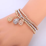 Owl Tree Of Life Pendant Beaded Bracelets For Women Boho Jewelry