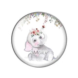 Elephant Artist Glass Cabochons Children Birthday Gift DIY Jewelry