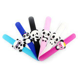 Panda Style Slap Snap Bracelet Kids Party Favor Girl Boys Wristband