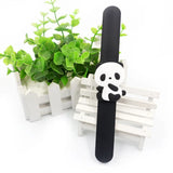 Panda Style Slap Snap Bracelet Kids Party Favor Girl Boys Wristband