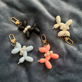 Pearl Puppy Key Chain Car Pendant Cartoon Dog Bag Charm Schoolbag Decoration