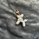 Pearl Puppy Key Chain Car Pendant Cartoon Dog Bag Charm Schoolbag Decoration