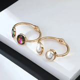 Rhinestone Charm Bracelet for Women Crystal Bangle Adjustable Jewelry Gift
