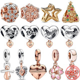 S925 Silver Pacifier Dangle Charm for Bracelet