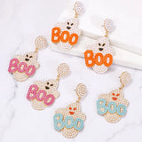Personality Halloween Ghost Earrings for Women