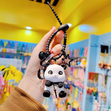 Pig Milk Tea Cup Key Chain for Women