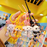 Pig Milk Tea Cup Key Chain for Women