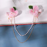 Pink Hairpin Hanfu Hair Accessories for Girls Children Barrette