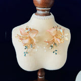 Rhinestone Wedding Earrings Hair Accessory
