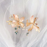 Rhinestone Wedding Earrings Hair Accessory