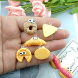 Pizza Donuts Charms for Jewelry Making DIY Earring Bracelet Pendant Accessories