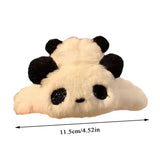 Cute Panda Hair Claw Shark Clip Kpop Large Size Winter Cross Daily Clip